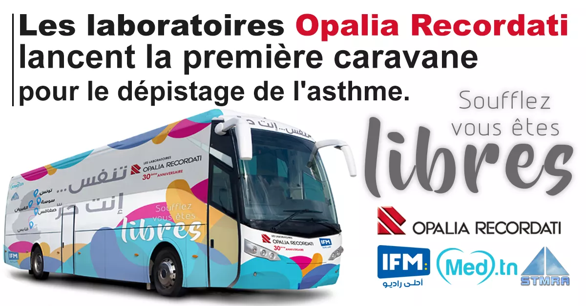 Les laboratoires Opalia Recordati lancent la première caravane pour le dépistage de l'asthme 