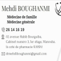 Dr Boughanmi Mehdi General Practitioner