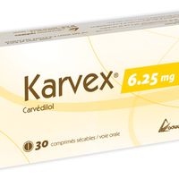 KARVEX 6.25mg Comp. Sec. Bt 30