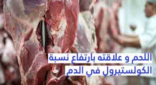 Magazine اللحم و علاقته بارتفاع نسبة الكولستيرول في الدم