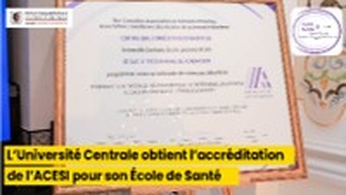 L’Université Centrale annonce l’accréditation de son École de Santé et de son programme de License en Sciences Infirmières par l’Association Canadienne des Écoles de Sciences Infirmières (ACESI)