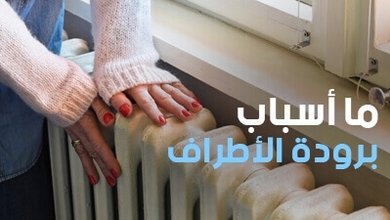 ما أسباب برودة الأطراف