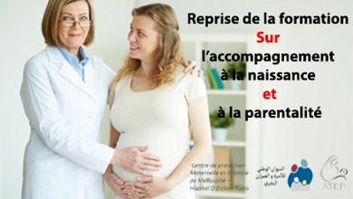 Reprise de la formation sur l’accompagnement à la naissance et à la parentalité
