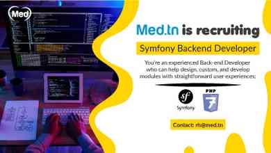 Med.tn is recruiting Symfony Backend Developer