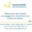 Dr Yasmine DIOURI Speech and language therapist